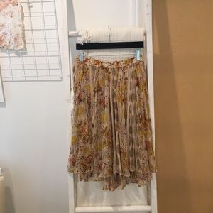 Free People floral skirt
